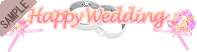 HAPPY�@WEDDING